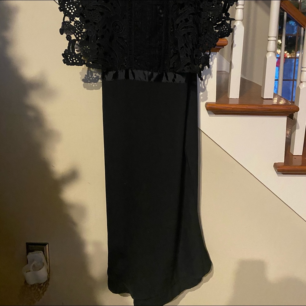 EZPOPSY black maxi lace dress
